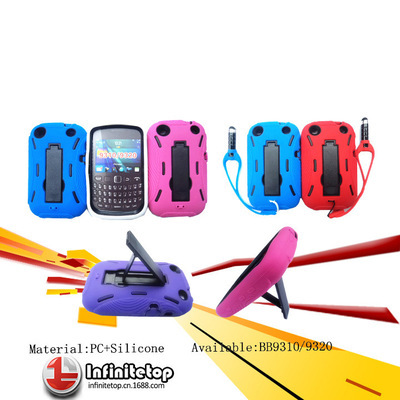 【黑莓手機(jī)殼 二合一手機(jī)保護(hù)套 9310 9320 支架機(jī)器人 廠家批發(fā)】?jī)r(jià)格,廠家,圖片,手機(jī)保護(hù)套/保護(hù)殼,廣州飛尼拓電子產(chǎn)品-