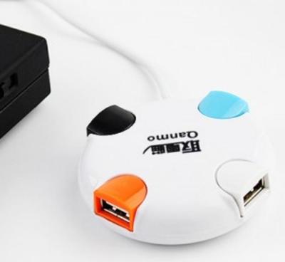 批發(fā)取電貓圓形USB HUB分線器，USB一分四擴(kuò)展口選購指南